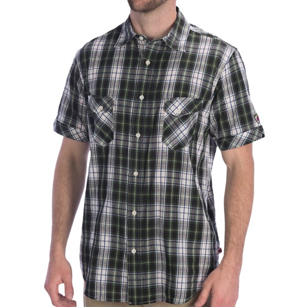Dakota Grizzly Jake Cotton Plaid Shirt - Short Sleeve (For Men)