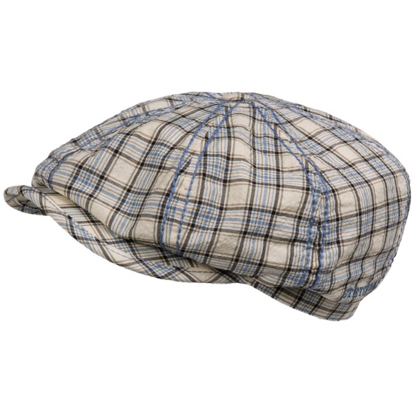 Stetson Hatteras Plaid Tropical Wool Cap (For Men)