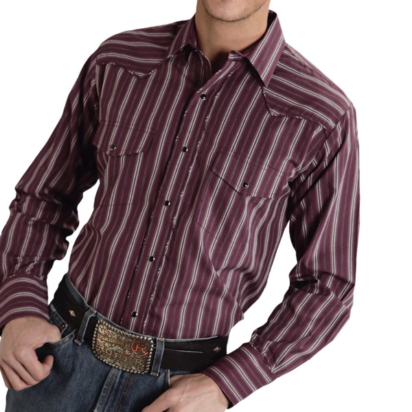 Roper Karman Special Striped Western Shirt - Snap Front, Long Sleeve (for Men)