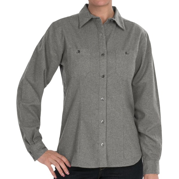 Woolrich Chamois Shirt - Button-Up, Long Sleeve (For Women)