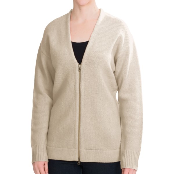 Woolrich Fall Brook Cardigan Sweater - Lambswool, Full Zip (for Women)