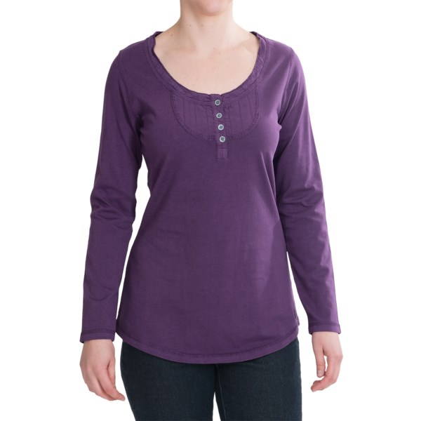 Woolrich First Fork Henley Shirt - Cotton Jersey, Long Sleeve (For Women)