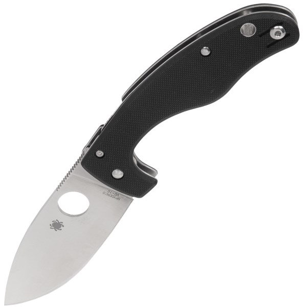 Spyderco Junior Dialex Folding Pocket Knife - Straight Edge, Liner Lock