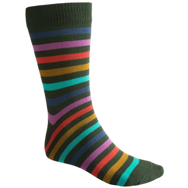 Eurosocks Thin Stripes Crew Socks (For Men)