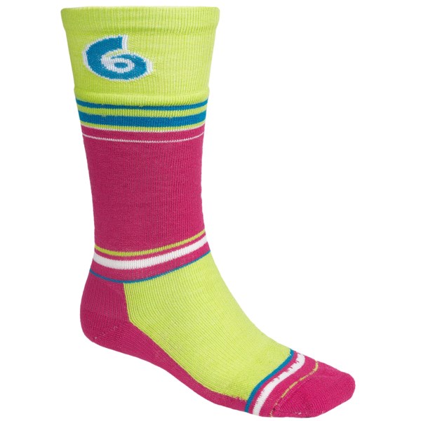 Point6 Snowboard Legend Midweight Socks - Merino Wool, Over-the-Calf (For Men and Women)