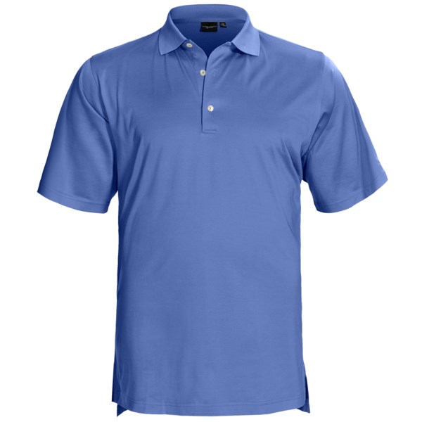 Fairway And Greene Signature Solid Lisle Polo Shirt - Mercerized Cotton, Short Sleeve (for Men)