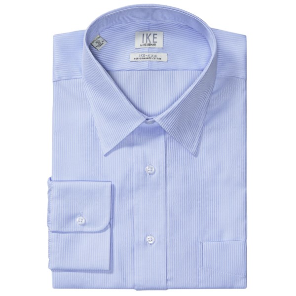 Ike by Ike Behar Herringbone Dress Shirt - No-Iron Cotton, Long Sleeve (For Men)