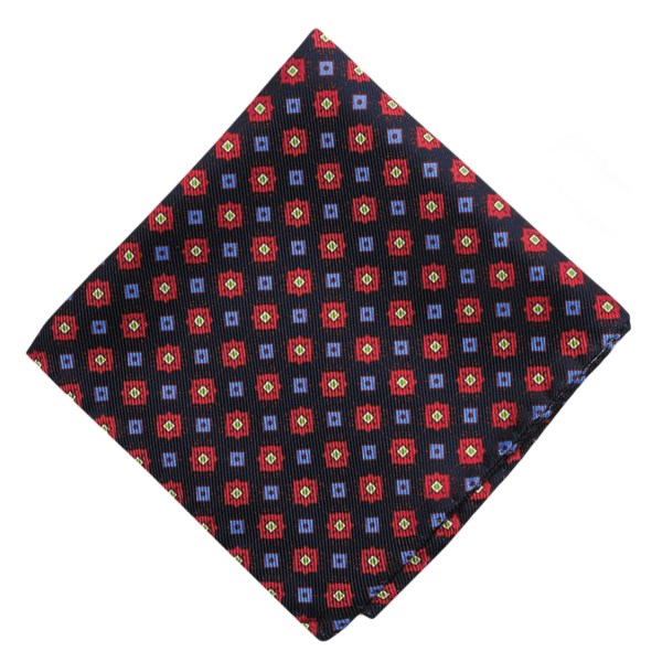 Altea Olona 1 Mid-Size Medallion Pocket Square - Silk (For Men)