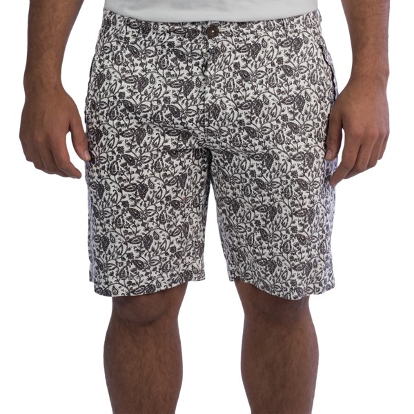 Surfside Supply Company Paisely Print Shorts - Washed Linen (For Men)