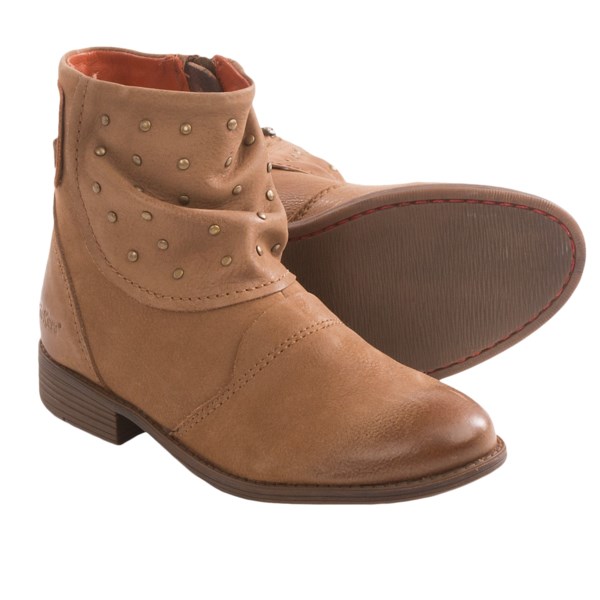 Kickers Rolling-k Ankle Boots - Leather (for Girls)