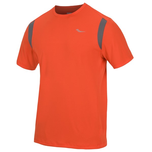 Saucony Velo Shirt - UPF 40-50 , Short Sleeve (For Men)