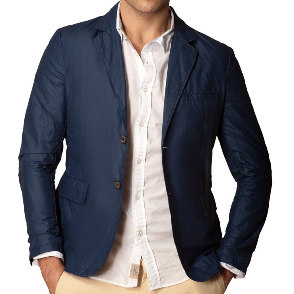 J.A.C.H.S. Waxed Two-Button Blazer (For Men)
