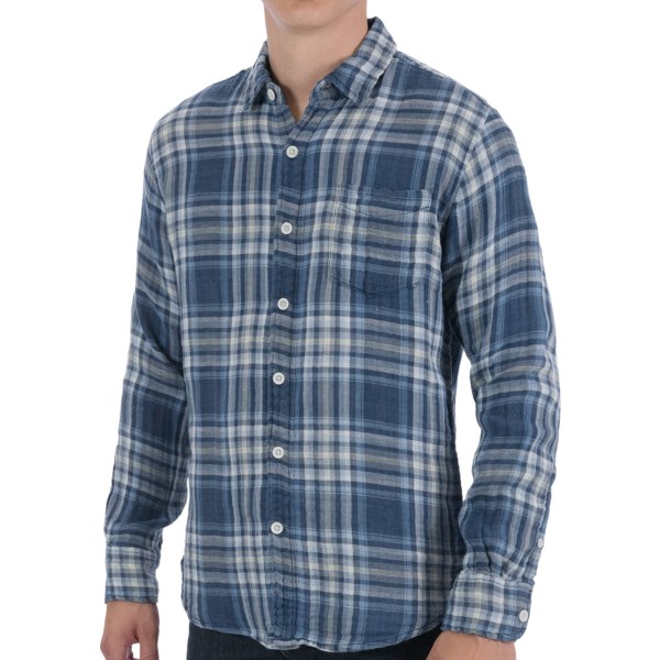 Martin Gordon Loosely Woven Cotton Sport Shirt - Long Sleeve (For Men)