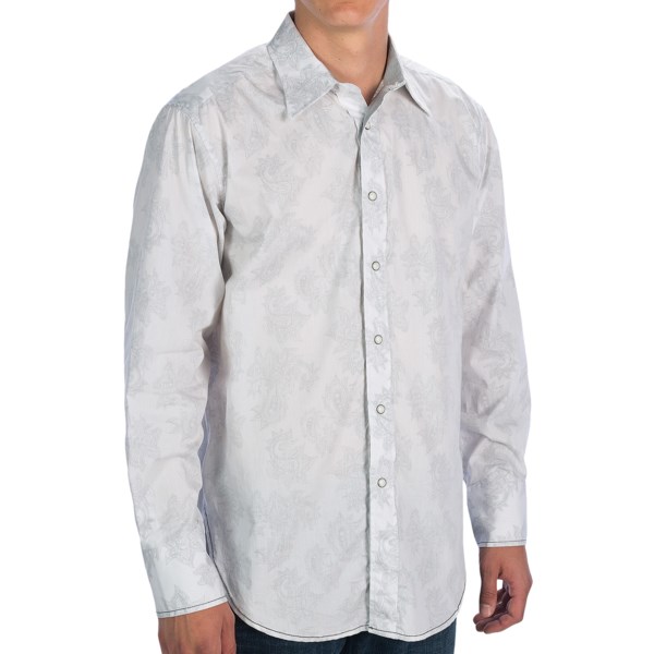 Panhandle Slim 90 Proof Reverse Print Shirt - Snap Front, Long Sleeve (For Men)