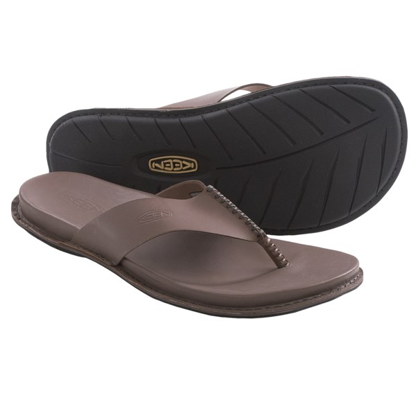 Keen Alman Thong Sandals - Leather (For Men)