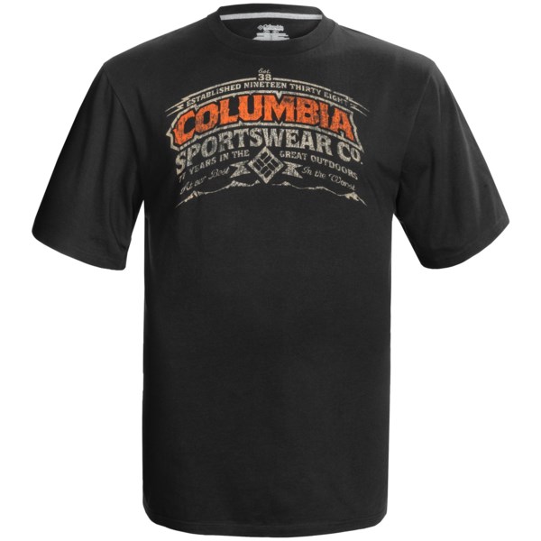 Columbia Sportswear Gem Columbia T-Shirt - UPF 15, Short Sleeve (For Tall Men)