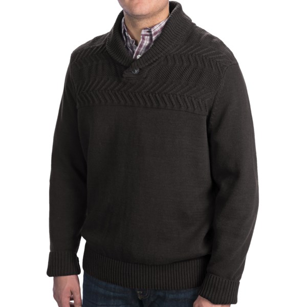 Dockers Cotton Pullover Sweater - Shawl Collar (For Men)