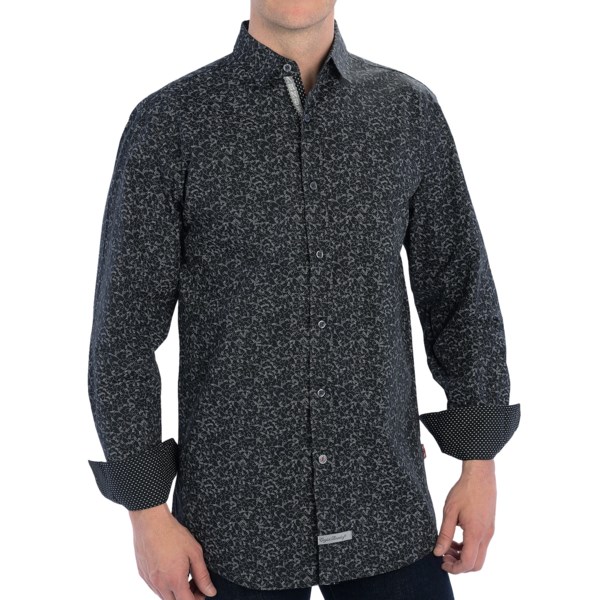 English Laundry Abstract Print Sport Shirt - Long Sleeve (For Men)
