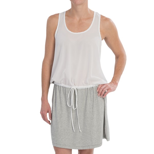 dylan Heathered Panel Tank Dress - Stretch Rayon (For Women)