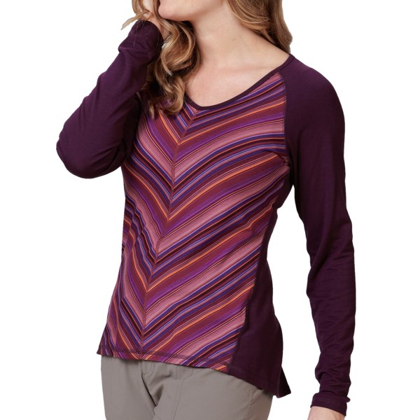 Royal Robbins Essential Stripe Shirt - UPF 50 , TENCEL(R), Long Sleeve (For Women)