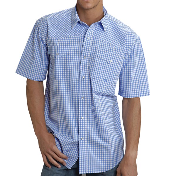 Roper Amarillo New Check Shirt - Short Sleeve (For Men)