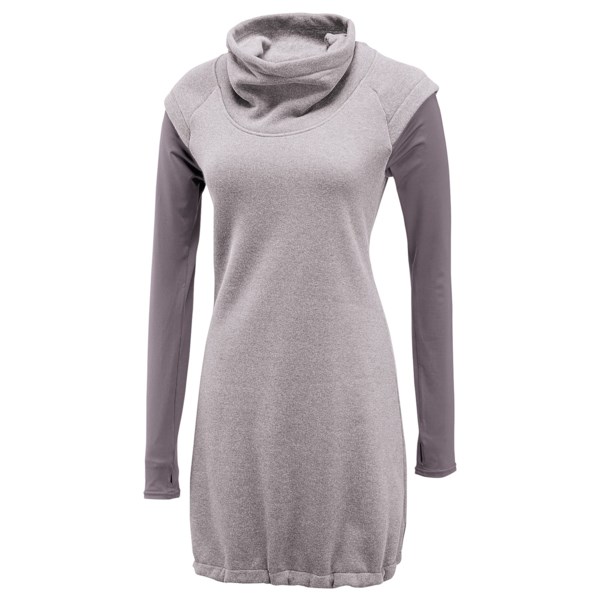 Merrell Cava Fleece Sweatshirt Dress - Long Sleeve (For Women)