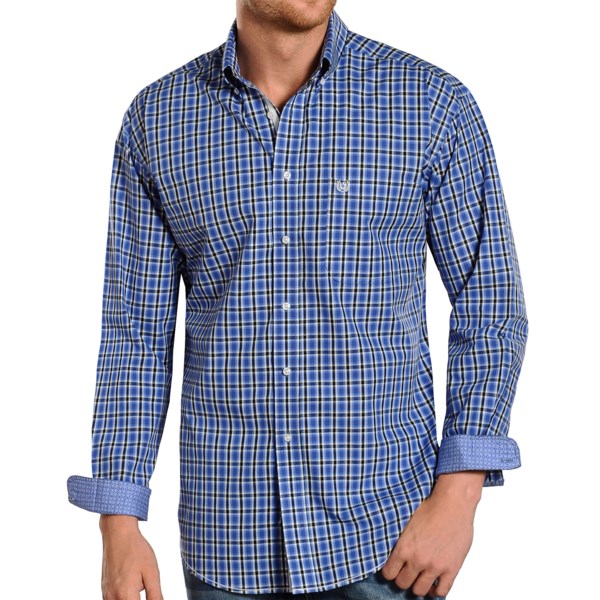 Rough Stock By Panhandle Slim Port Royal Check Shirt - Long Sleeve (for Men)