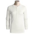 Moose Creek Lodge Henley Shirt - Long Sleeve (For Women)