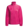 Disegna D'Italia Fleece Snowflake Shirt - Zip-Neck (For Women)