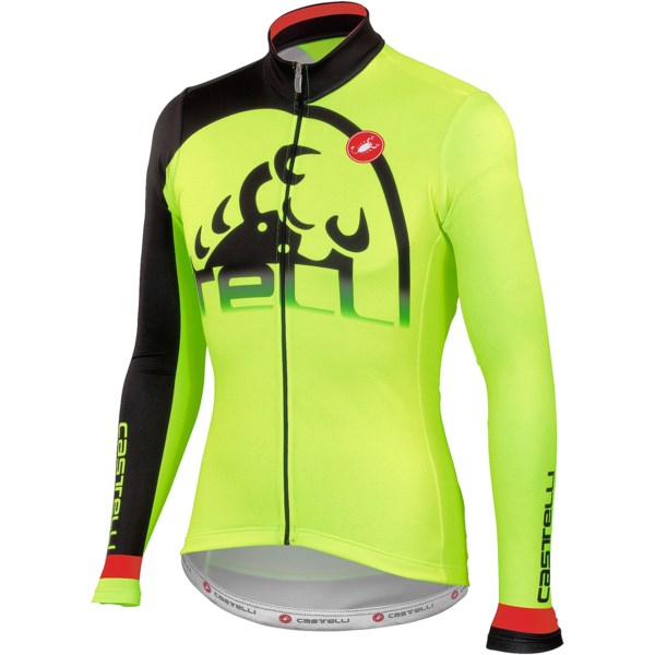 Castelli Sublime Cycling Jersey - Full Zip, Long Sleeve (For Men)