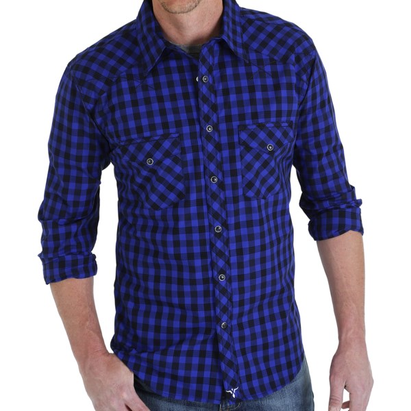 Wrangler 20x Plaid Shirt - Snap Front, Long Sleeve (for Men)