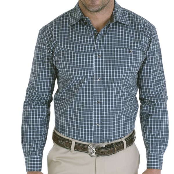 Wrangler Trevor Brazile Plaid Shirt - Button Front, Long Sleeve (For Men)