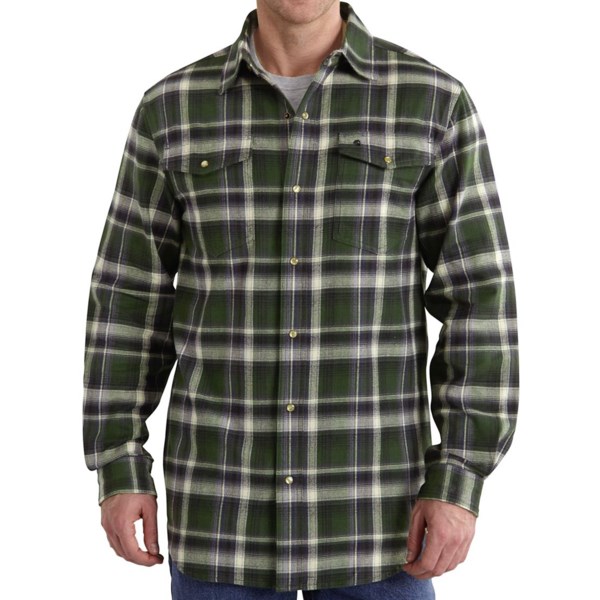 Carhartt Trumbull Flannel Shirt - Long Sleeve (For Men)