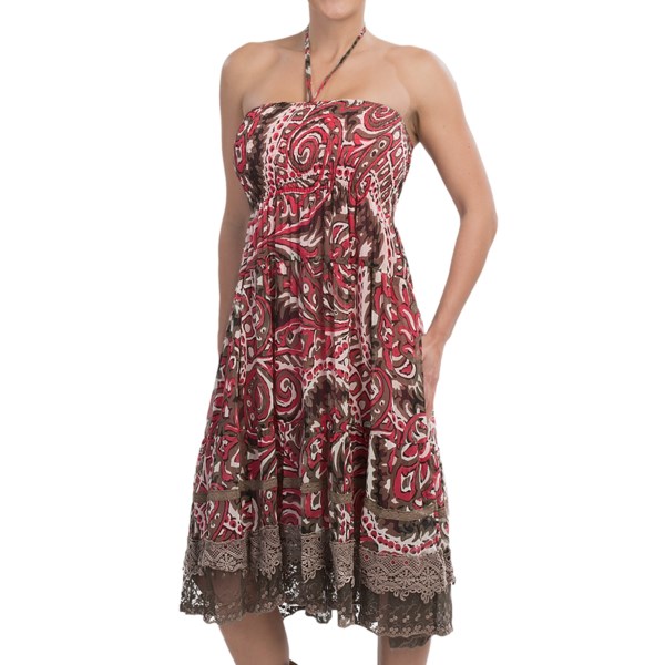 Rancho Estancia Trinity Printed Dress - Convertible, Sleeveless (For Women)