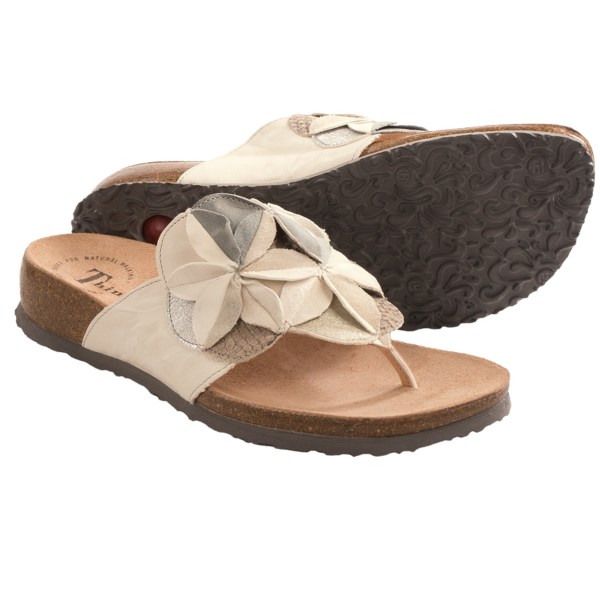 Think! Julia Flower Sandals - Leather (for Women)