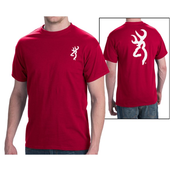 Browning Sst Custom Buckmark T-shirt - Short Sleeve (for Men)