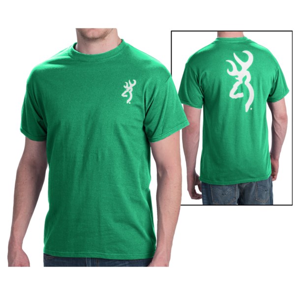 Browning Sst Custom Buckmark T-shirt - Short Sleeve (for Men)