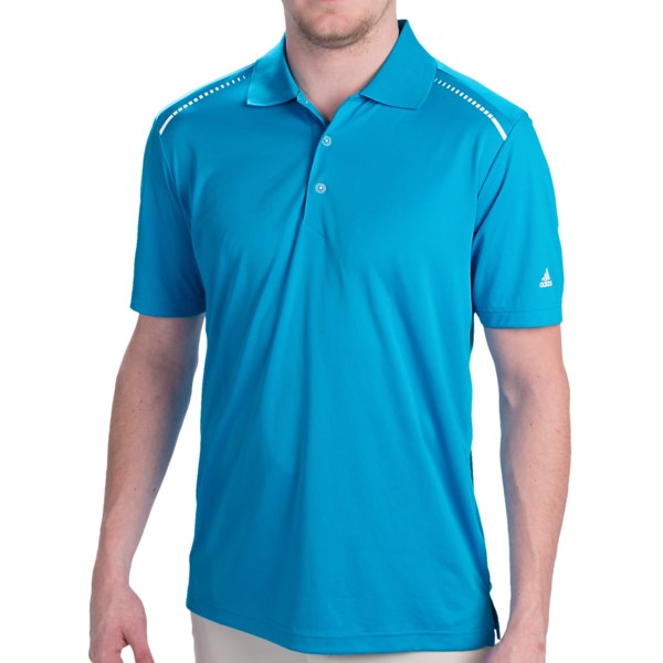 Adidas Climachill Seam Print Polo Shirt - Short Sleeve (for Men)
