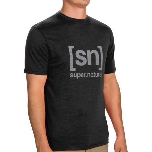 Super.natural Essential 140 Logo T-shirt - Short Sleeve (for Men)