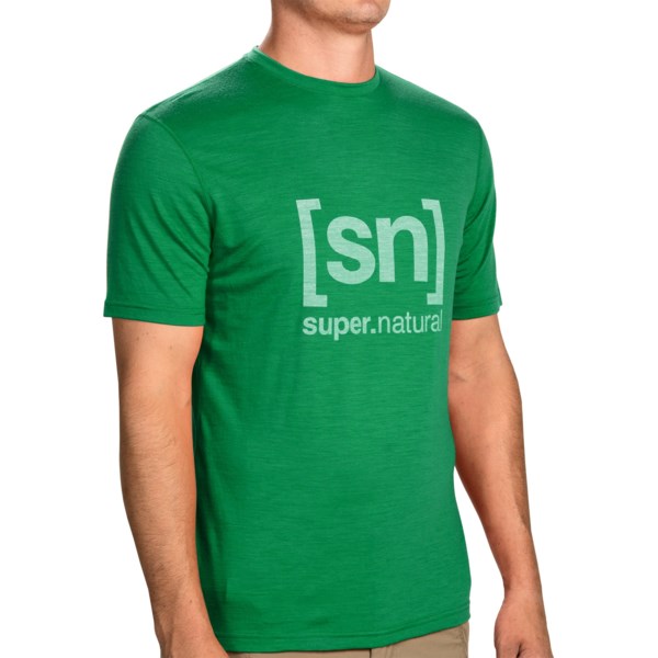 Super.natural Essential 140 Logo T-shirt - Short Sleeve (for Men)