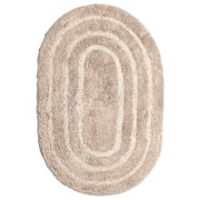 Espalma Oval Cotton Rug - Ring Frame, 20x30" in Taupe - Closeouts