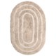 Espalma Oval Cotton Rug - Ring Frame, 20x30"
