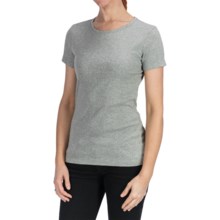 Essential Cotton T-Shirt - Short Sleeve (For Women) in Grey - 2nds