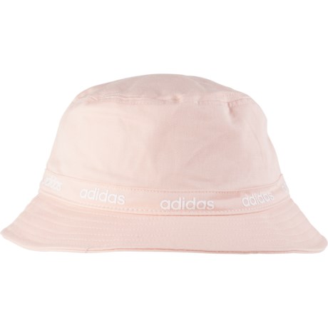 Adidas Essentials II Bucket Hat (For Women) - VAPOUR PINK/WHITE (O/S )