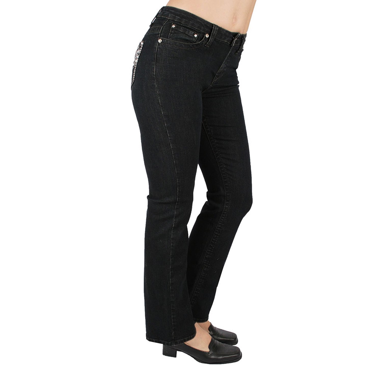 Bootcut jeans for women black