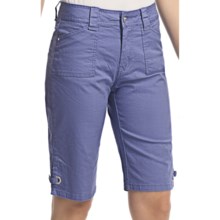 Ethyl Ripstop Bermuda Shorts - Bling (For Women) in Periwinkle - Closeouts