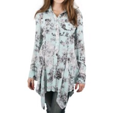 Ethyl Tunic Shirt - Long Sleeve (For Women) in Sky - Closeouts