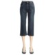Euro Tummy Control Capri Pants - Stretch Cotton (For Women)