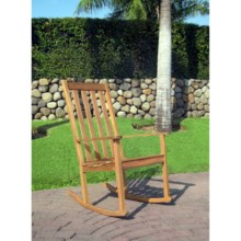 Everlasting Acacia Rocking Chair - Wood in Natural - Closeouts