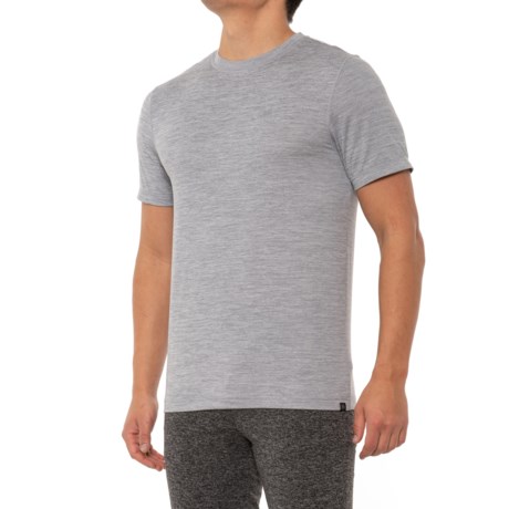 Gaiam Everyday Basic Crew T-Shirt - Short Sleeve (For Men) - SLEET HEATHER (S )